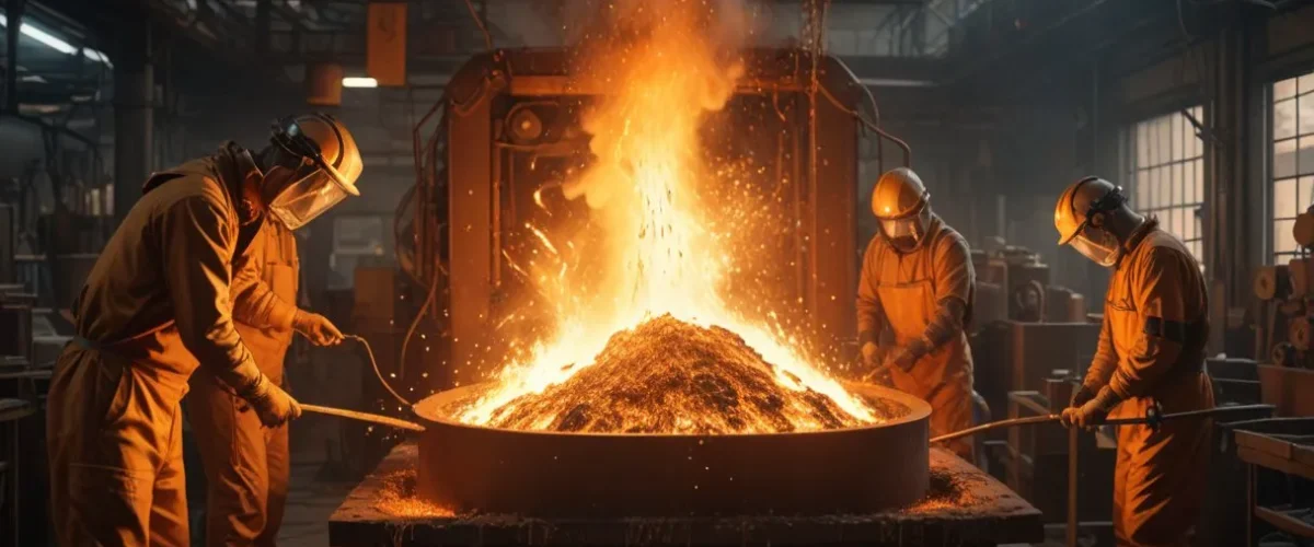 آشنایی با فرآیند ریخته‌گری مس و روش‌های آن