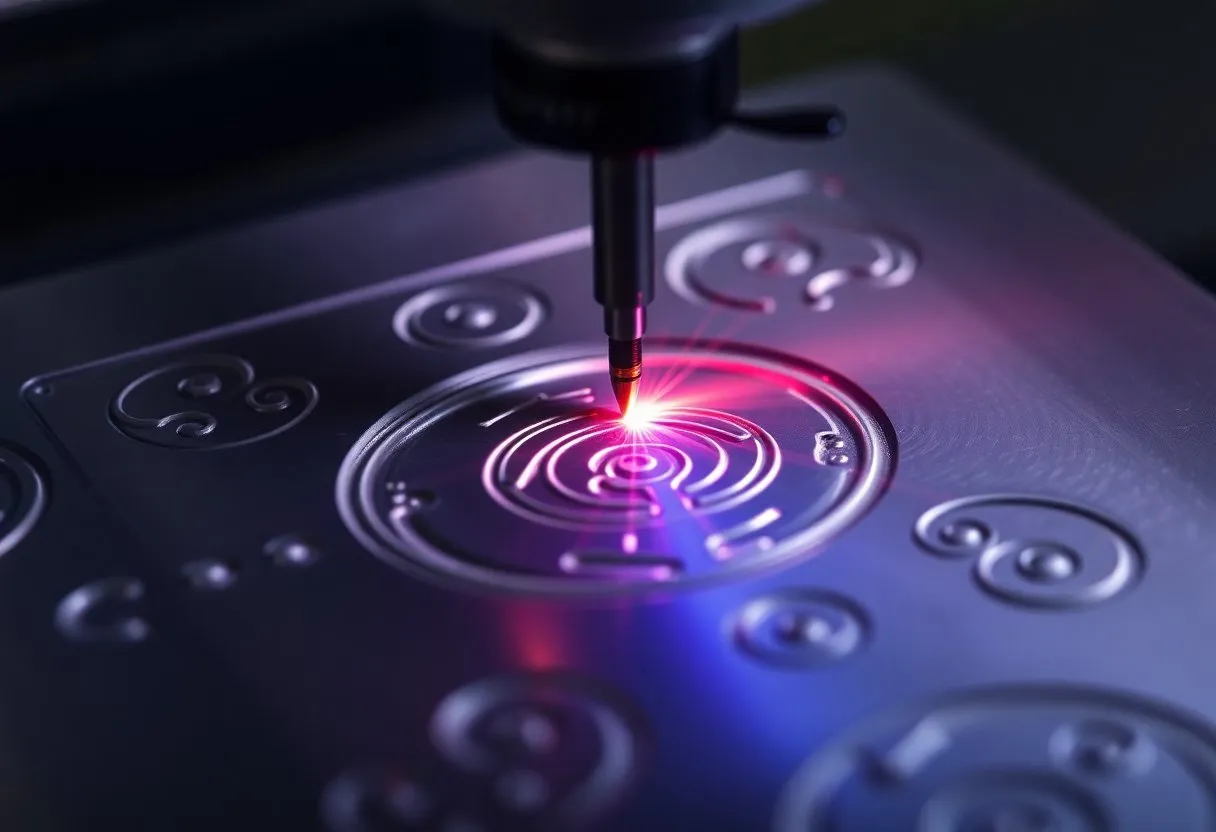 استفاده از لیزر برای حکاکی بافت سطحی روی قالب