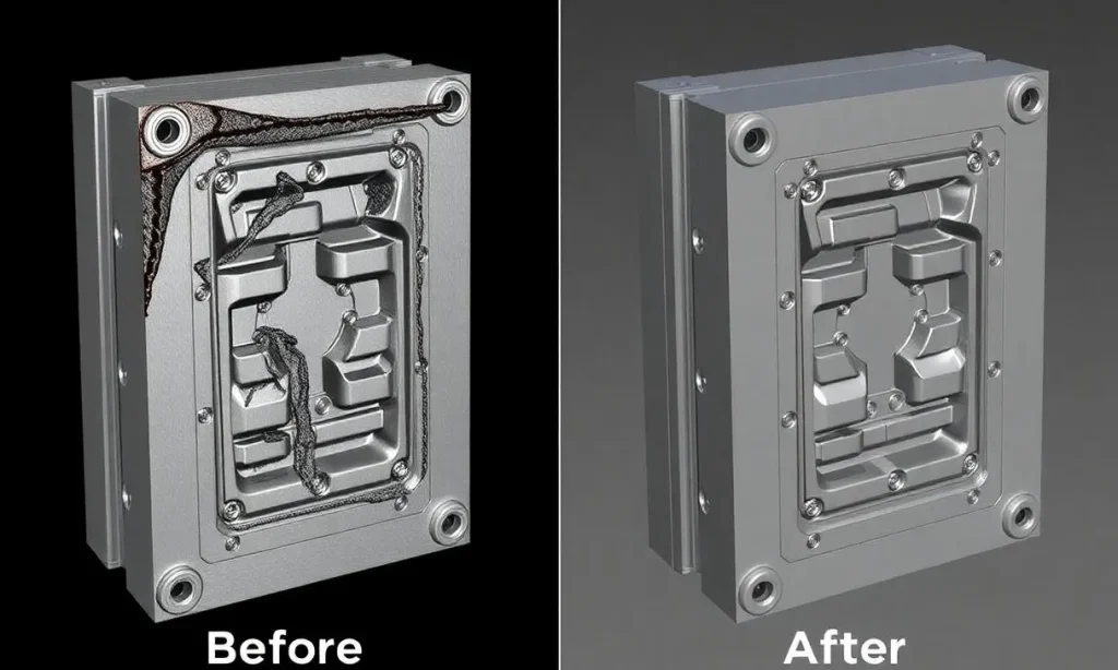 اگر قالب دفرمه شد، بندازیم دور یا تعمیر کنیم